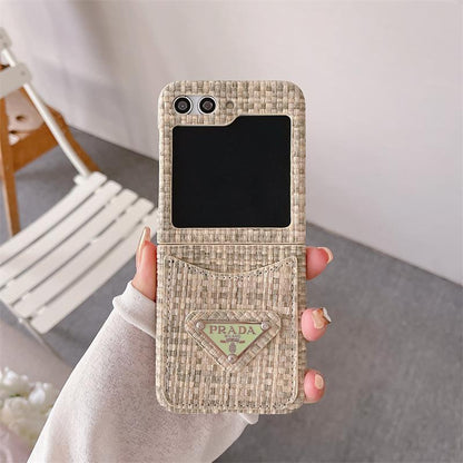 Elegant Galaxy Z Flip Case - Chic Designer Style