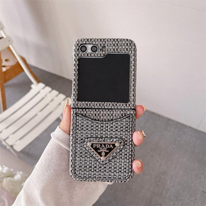 Elegant Galaxy Z Flip Case - Chic Designer Style