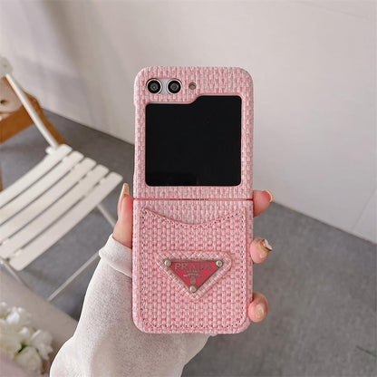 Elegant Galaxy Z Flip Case - Chic Designer Style