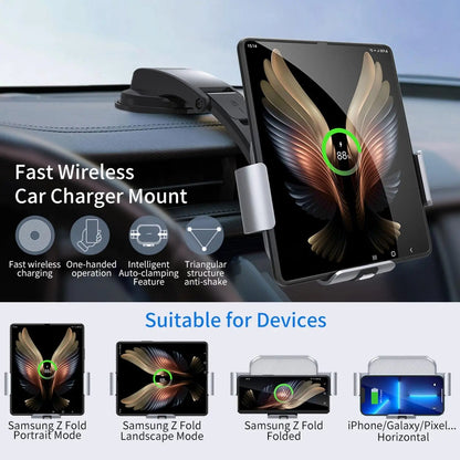 Coil Car Wireless Charger Phone Holder For Samsung Galaxy Z Fold