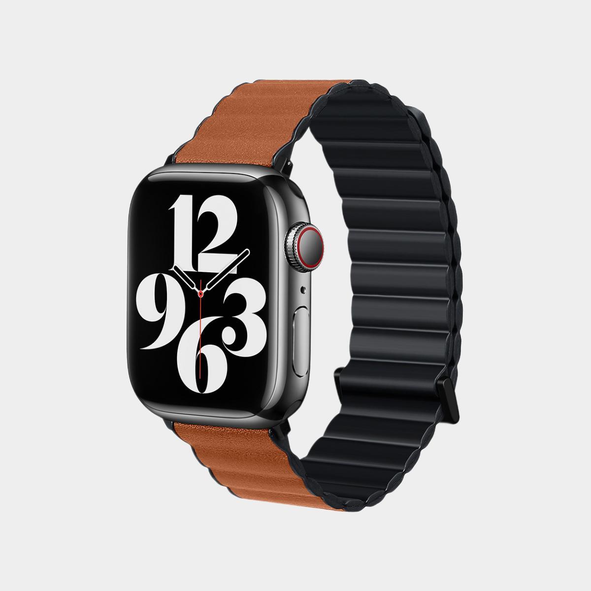 New Genuine Leather & TPU Magnetic Band For Apple Watch