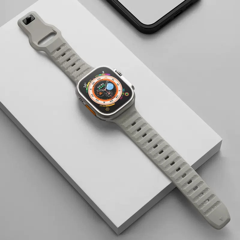 Multicolor Fluororubber Band For Apple Watch