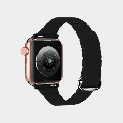 Magnetic Lychee Grain Leather Band For Apple Watch