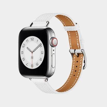 Leather Simple Narrow Band For Apple Watch