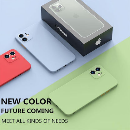 Luxury Original Square Liquid Case For iPhone