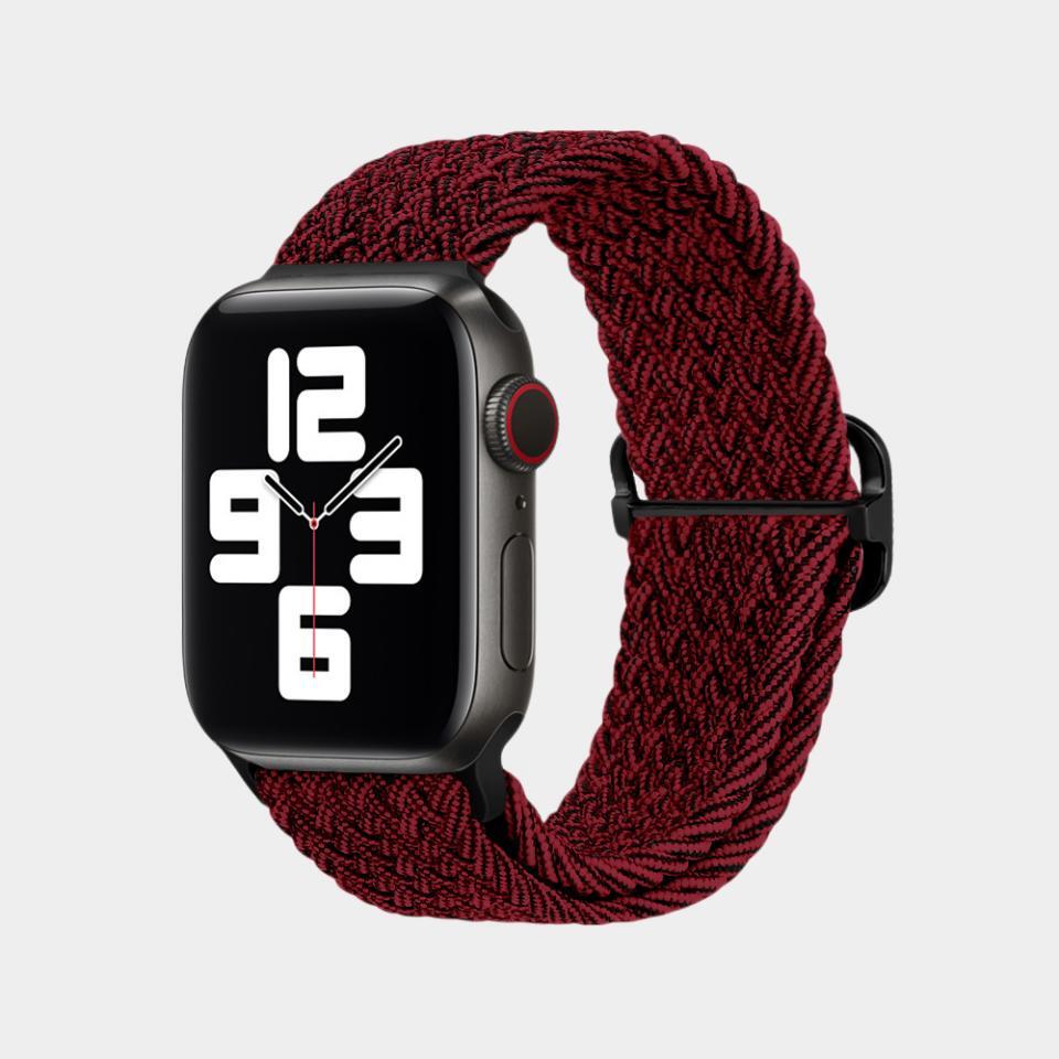 Adjustable Nylon Braided Band For Apple Watch