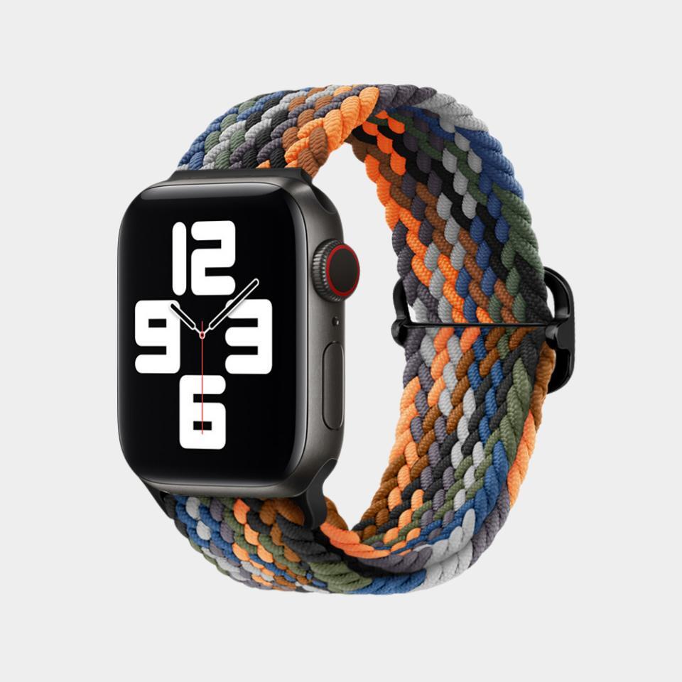 Adjustable Nylon Braided Band For Apple Watch