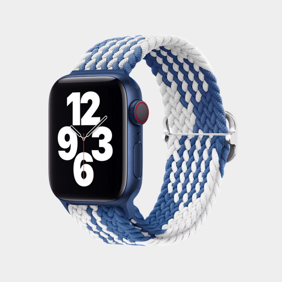 Adjustable Nylon Braided Band For Apple Watch