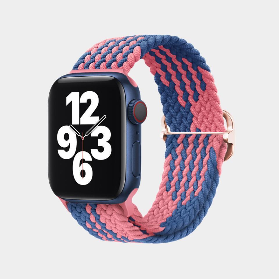 Adjustable Nylon Braided Band For Apple Watch