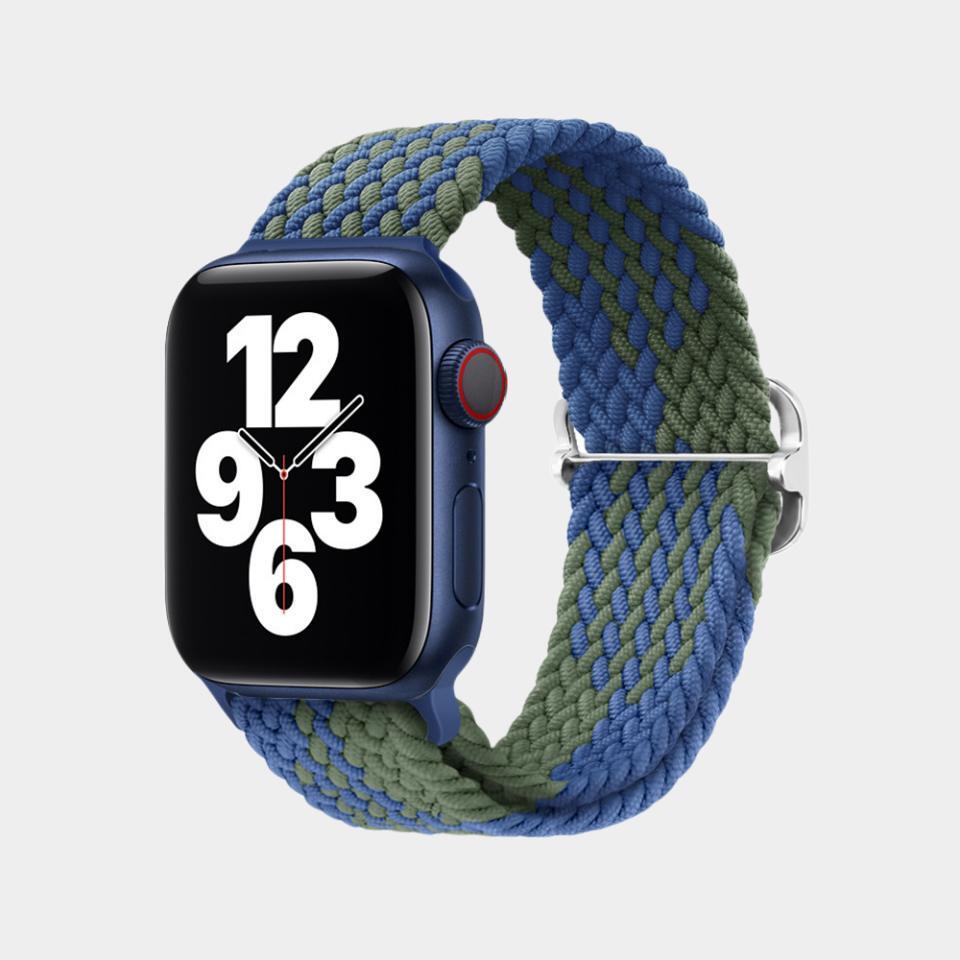 Adjustable Nylon Braided Band For Apple Watch