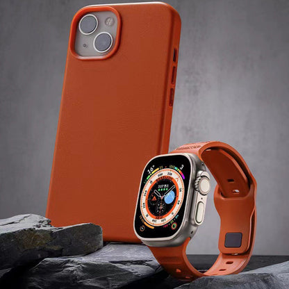 Multicolor Fluororubber Band For Apple Watch