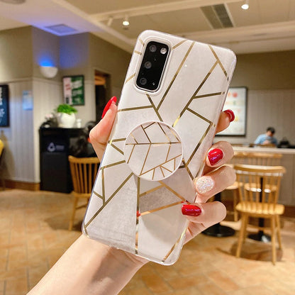 Diamond Marble Phone Case for Samsung Galaxy S21 Ultra